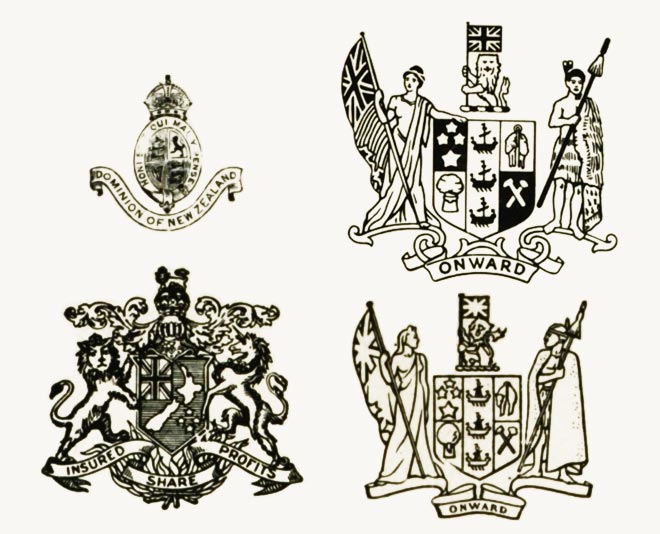 Varying coats of arms