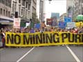 Anti-mining protest  