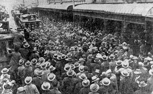 1932 depression protests: Dunedin