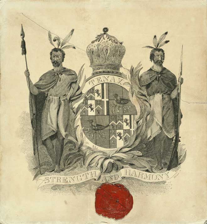 Baron de Thierry's coat of arms