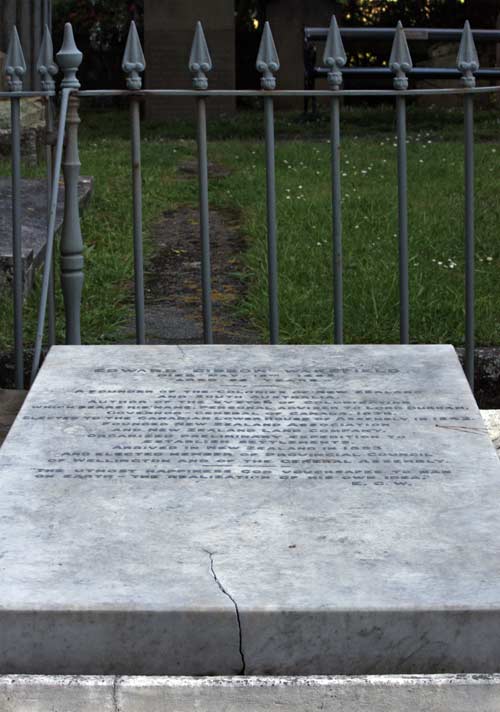 Grave of Edward Gibbon Wakefield