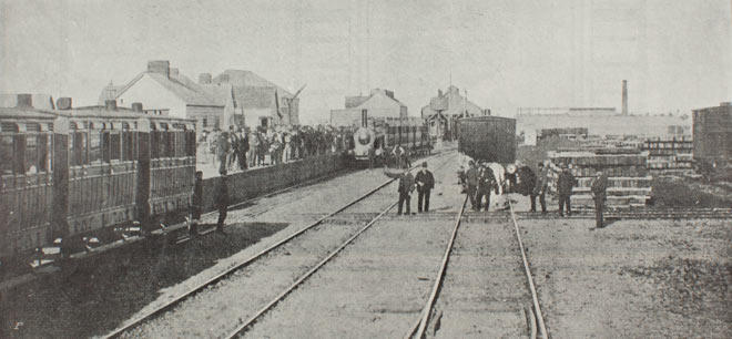Christchurch railway station, 1872
