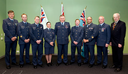 Royal New Zealand Air Force medal presentation, 2008