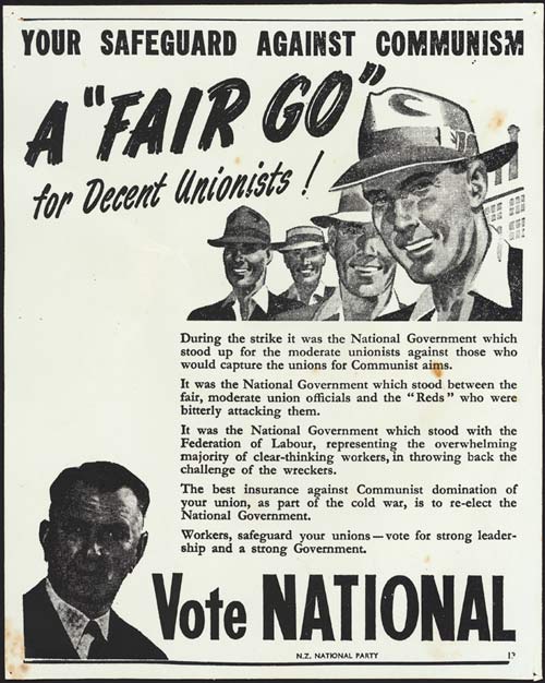 1951 election: National Party poster