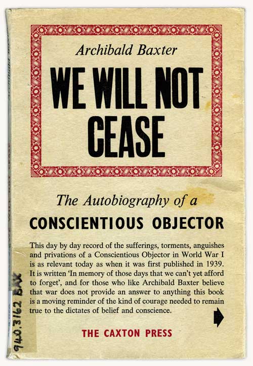 Punishing conscientious objectors: We will not cease, 1968