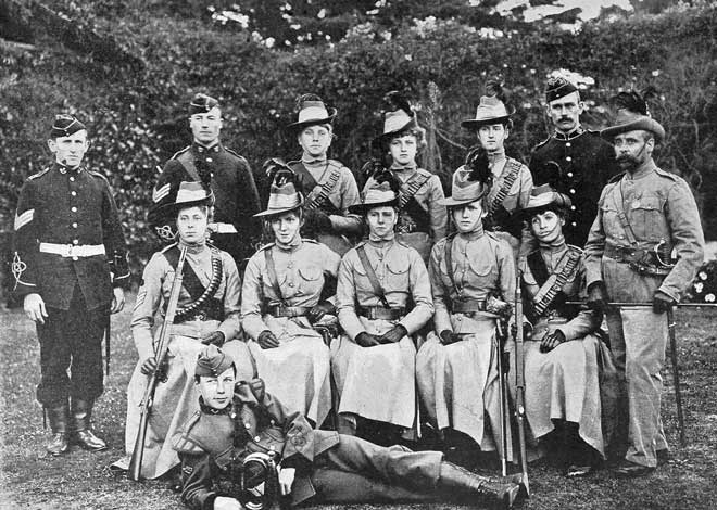 Women and the war: the Khaki Girls' Brigade