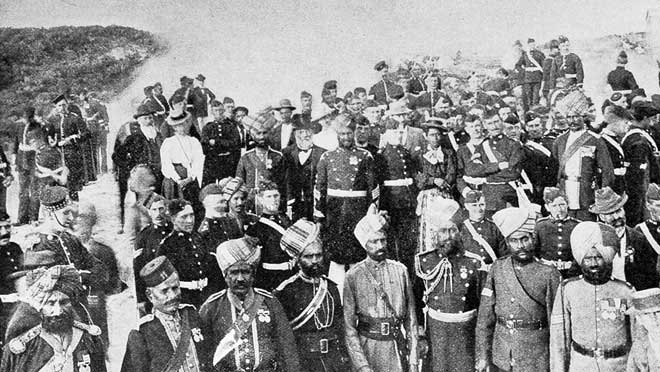 The Imperial Indian Contingent at Rotorua, 1901