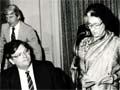 David and Naomi Lange with Indira Gandhi, India, 1984