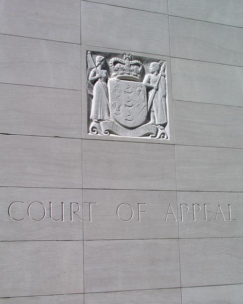 Coat of arms, Court of Appeal building, Wellington