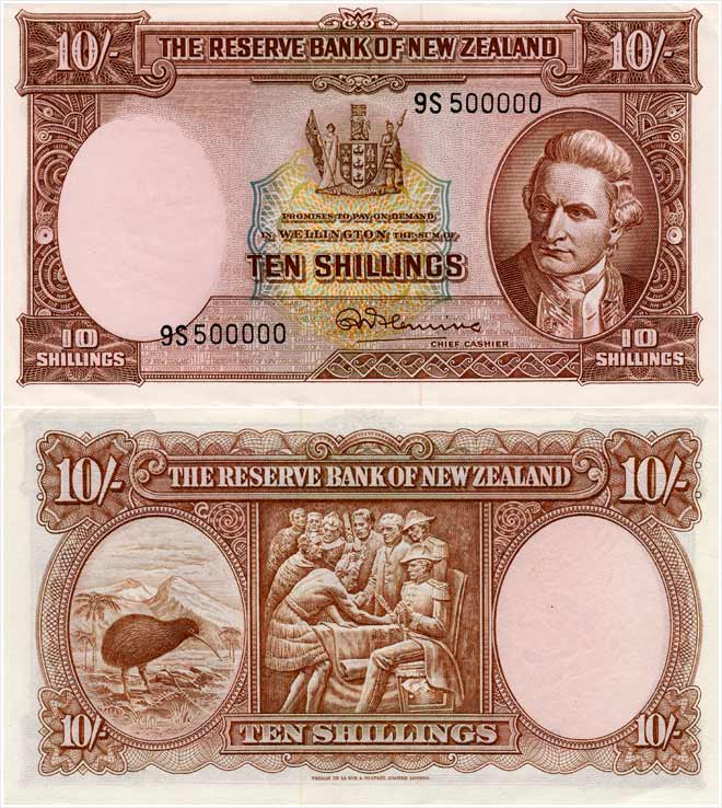 Second series of banknotes: 10 shillings
