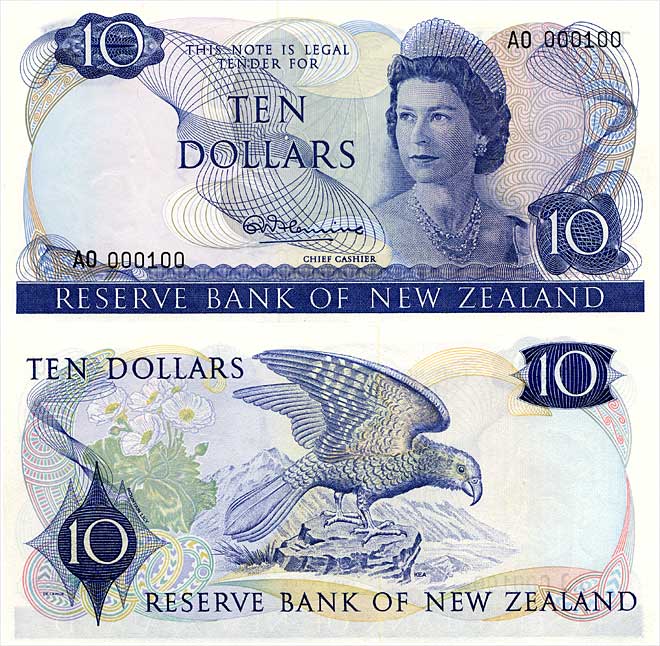 Third series of banknotes: $10