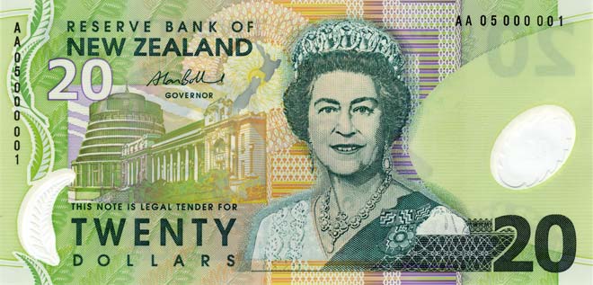 Fifth series of banknotes: $20 