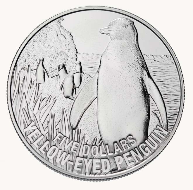 Yellow-eyed penguin commemorative coin