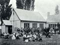 Gathering to vote, Kaiapoi, 1902