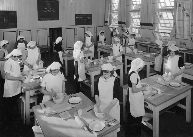 A home science class, 1939