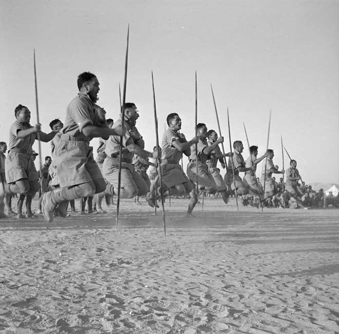 Haka for the King of Greece, Egypt, June 1941