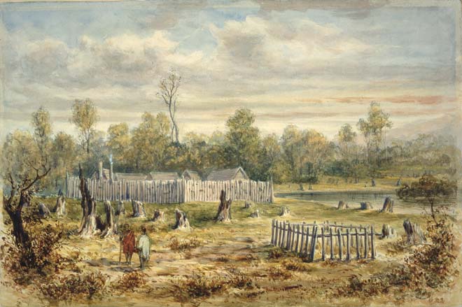 Boulcott's stockade, 1846