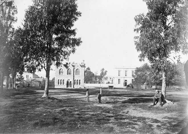 Cathedral Square, Christchurch, 1867