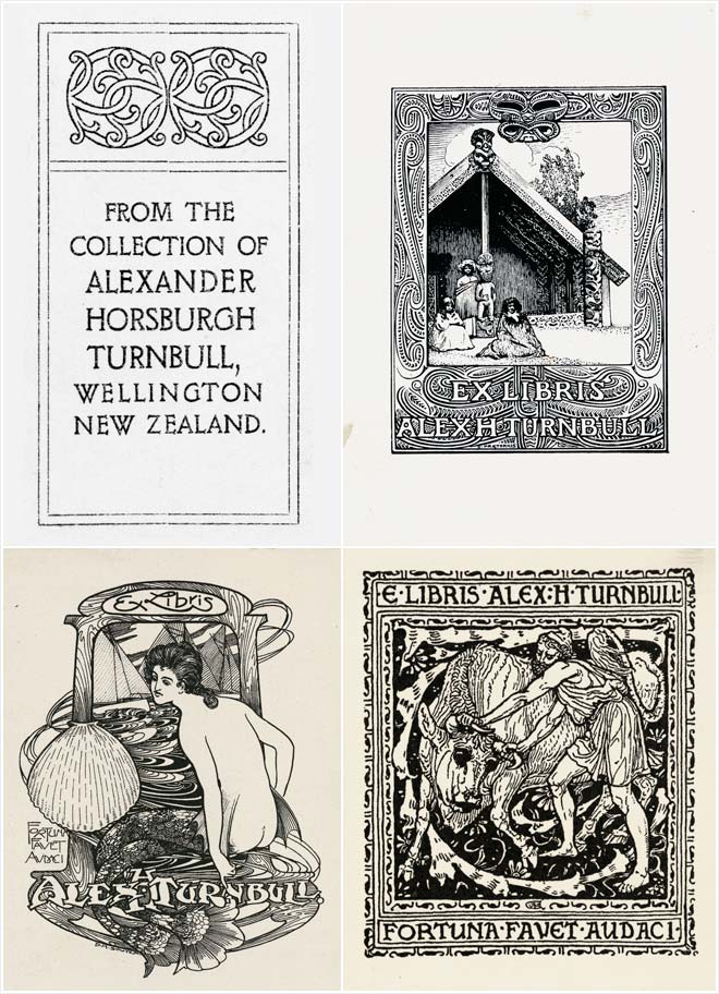 Alexander Turnbull's bookplates 