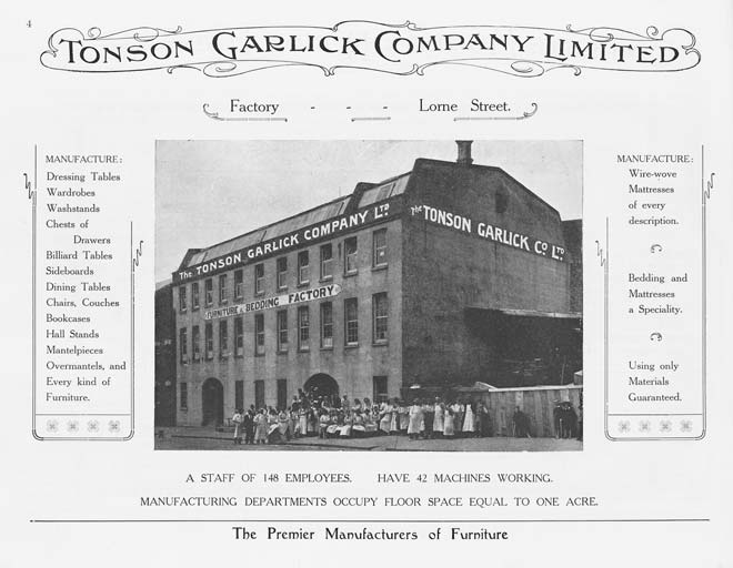 Tonson Garlick factory in Auckland