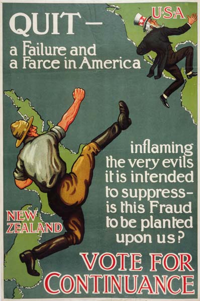 Pro-continuance poster, 1920s