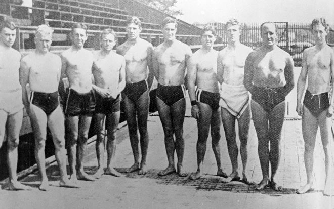 Australasian swimmers, Stockholm, 1912 
