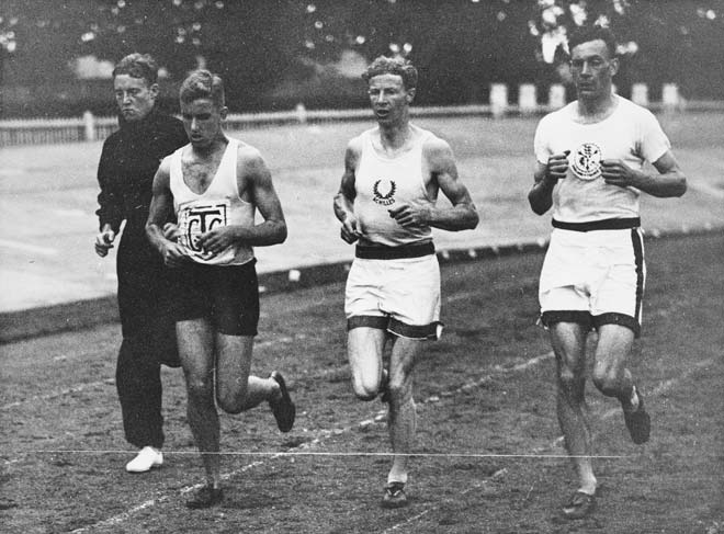 New Zealand champions training, England, 1936