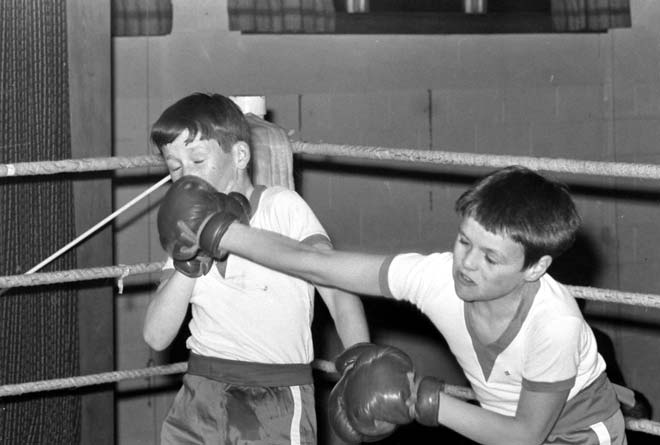 St Edmund's School boxing tournament, Dunedin, 1970