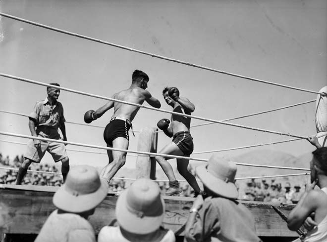 Wartime boxing