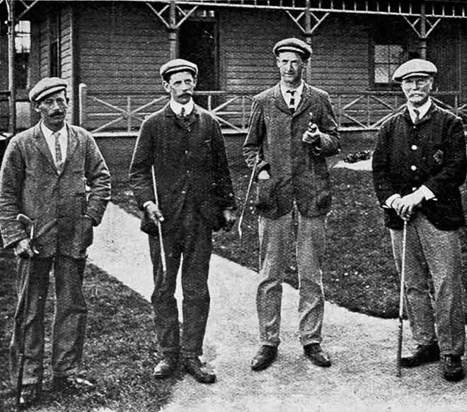 Amateur golf championship, Dunedin, 1908