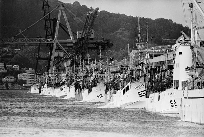Japanese squid boats, 1978