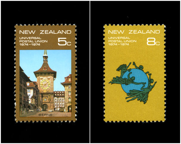 Universal Postal Union centenary stamps, 1974