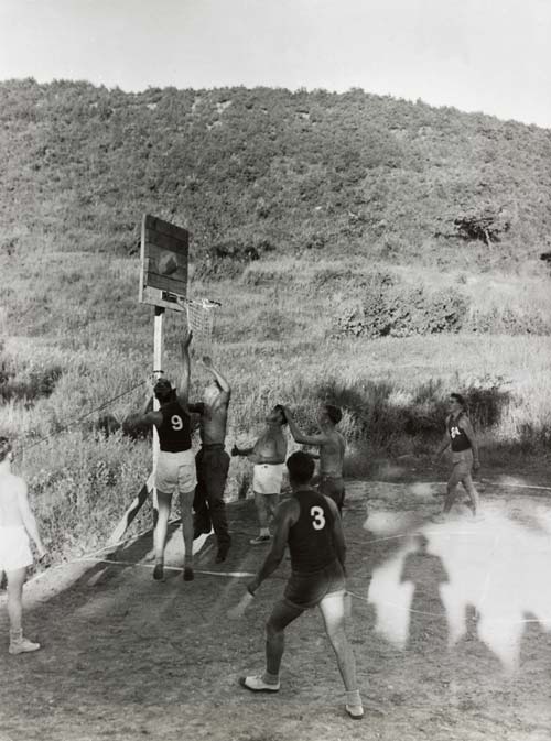 Sports day in Korea, 1954
