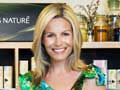 Lorraine Downes with Living Nature products