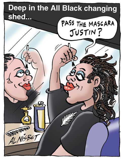 All Blacks and make-up, 2004