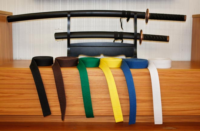 Karate belts, Wellington