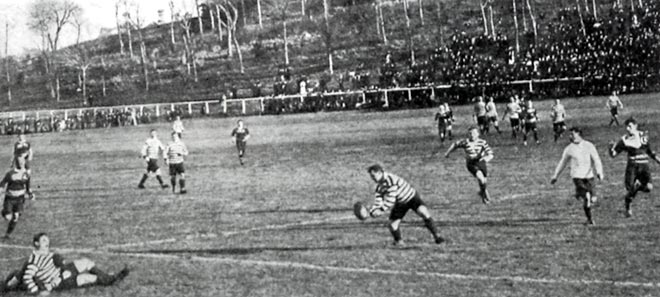 First test match in New Zealand, 1910