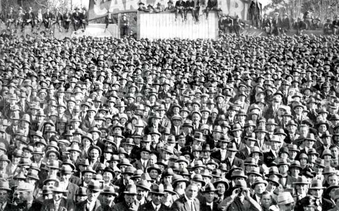 Carlaw Park crowd, 1928