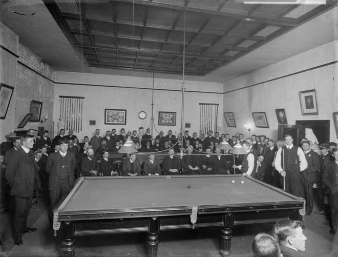 Billiards championship, Christchurch, 1909