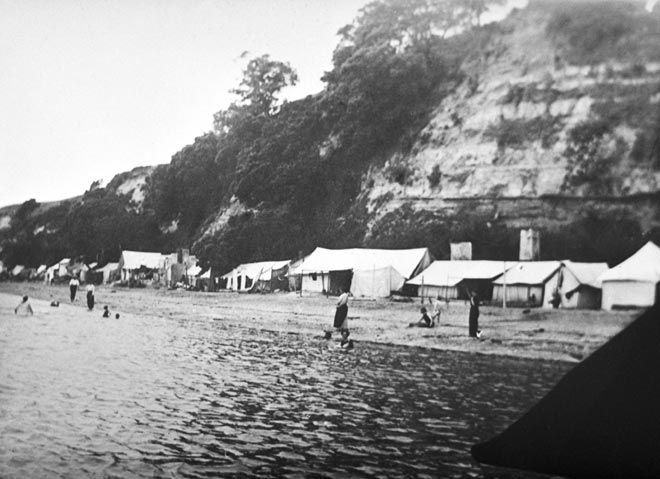 Canvas village, Ōrākei, 1910