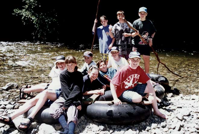 School camp, Upper Hutt, 1995