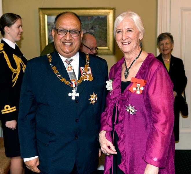 Lois Muir: with the governor-general