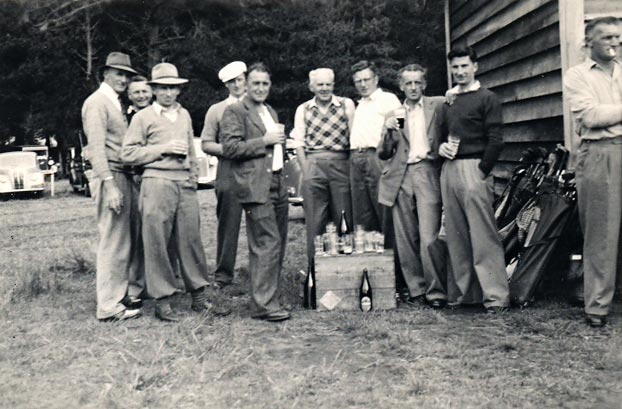 Closing out day, Foxton Golf Club, 1949