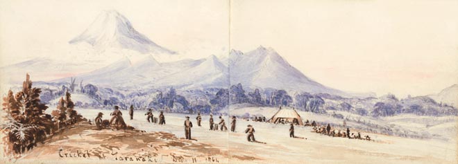 Cricket in Taranaki, 1864