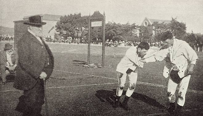 Cornish wrestling, 1902