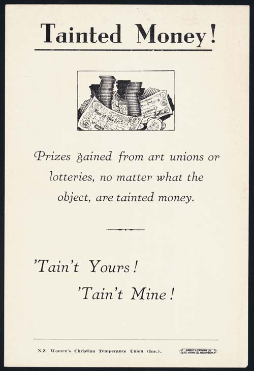 Anti-gambling pamphlet, around 1910s