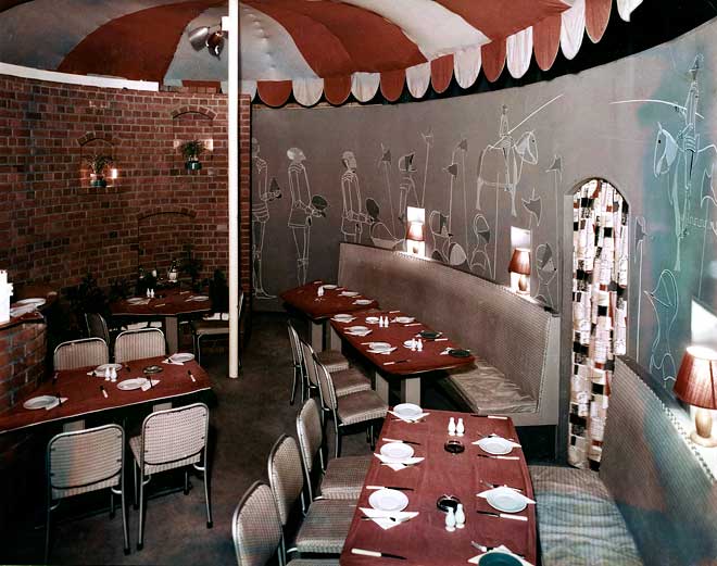 Interior of the Gourmet, 1960s