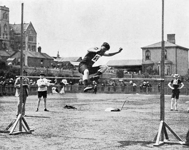 High jumper, Wellington, 1907