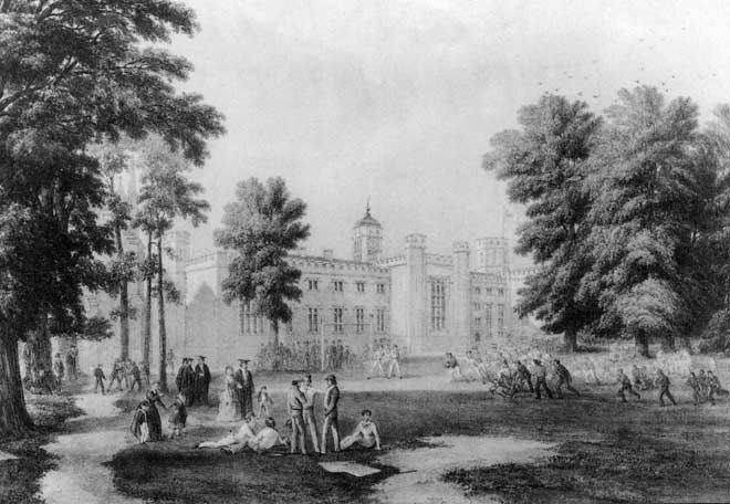 Football at Rugby School, 1852