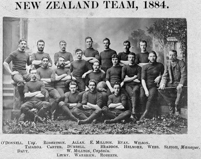 New Zealand rugby team, 1884